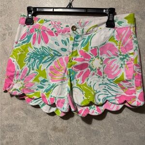 Lilly Pulitzer Buttercup Shorts Don't Give a Cluck